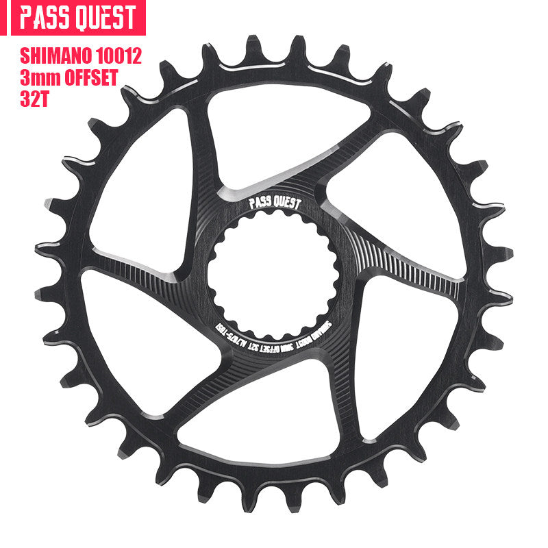 PASS QUEST Shimano Direct Mount MTB Chainring | M7100 M8100 M9100 | 3mm / 6mm Offset Narrow Wide