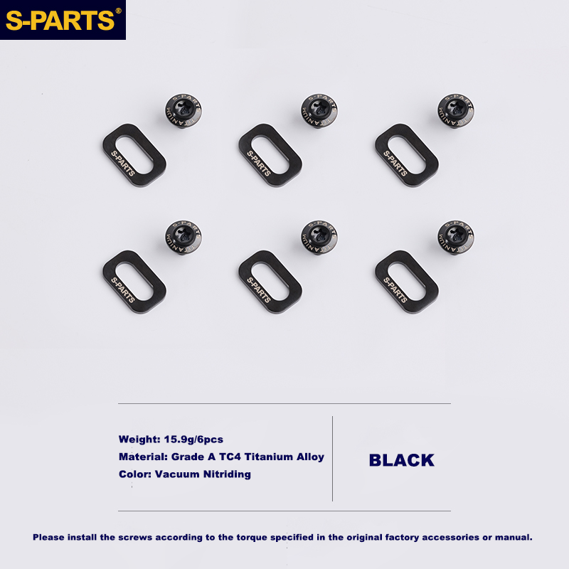 S-PARTS LOOK KEO GRIP 로드 바이크 클릿용 티타늄 스크루 세트