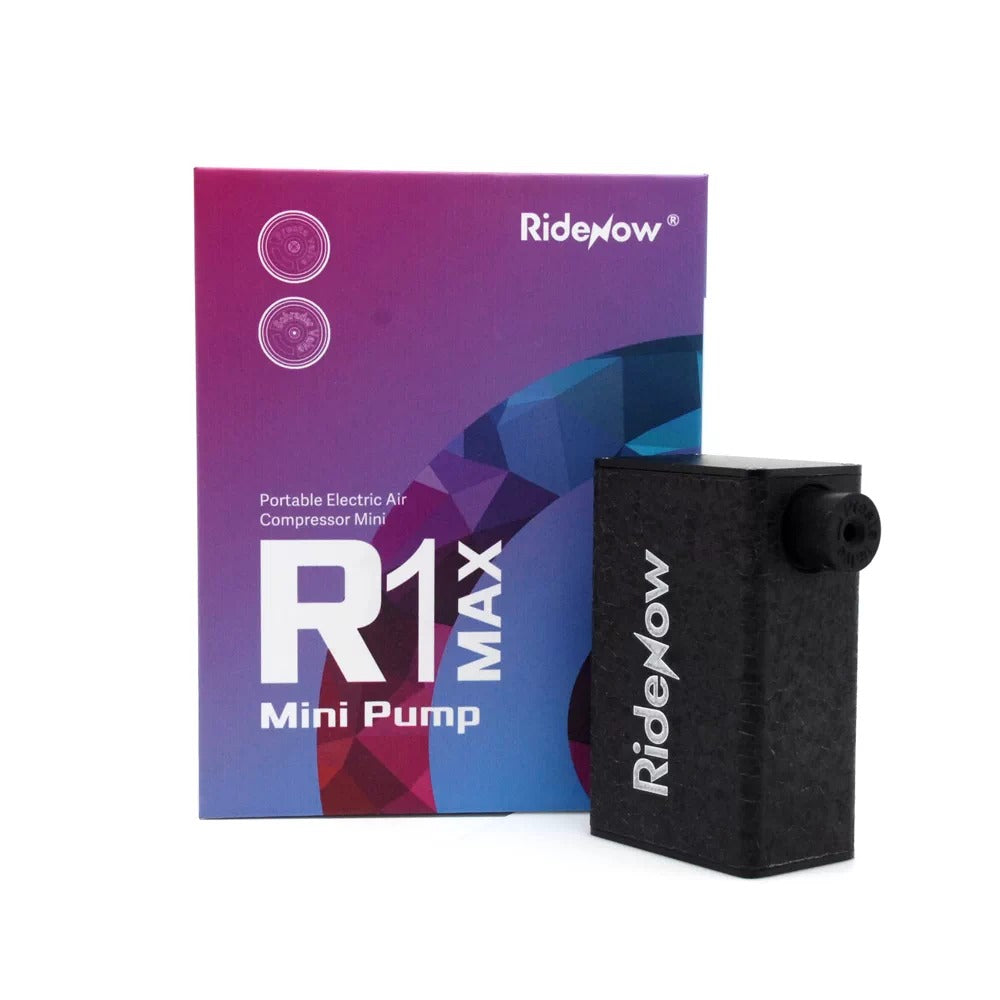 RIDENOW Mini Electric Bike Pump | Portable USB-C Bicycle Inflator | 100 / 120 / 150 PSI