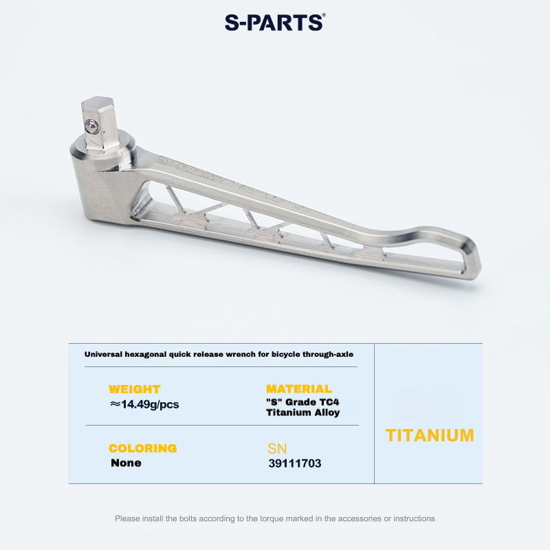 Kit d'axe traversant en titane S-PARTS pour Cannondale SuperSix EVO (avant+arrière, design sans outil) – 57,99 g | 8 couleurs anodisées