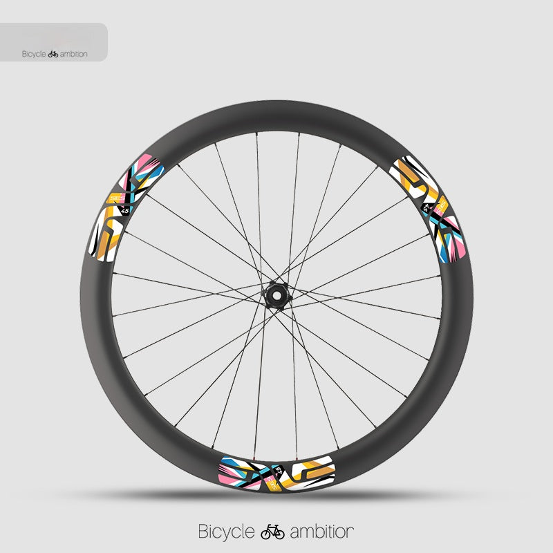 ENVE SES 4.5 Rainbow & World Championship Jeu d'autocollants pour roues | Autocollants avant 4.5 & arrière 5.6 | Pour jantes personnalisées style Pogacar