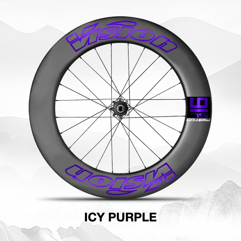 VISION METRON SL91 Single Wheel Decal Kit | Aero Carbon Rim Graphics