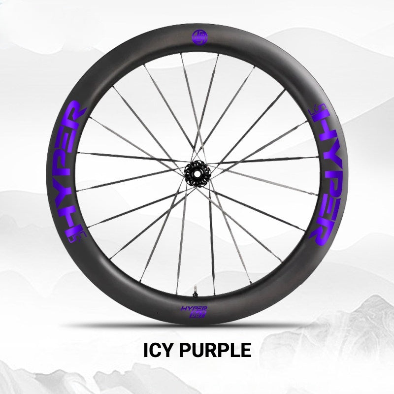 Infinity Logo Decals for Lún HYPER 3 D67 Gen 3 Wheelset | Waterproof Rim Overlay Stickers（Complete Decal Set for Two Wheels + Spare Decals Included）