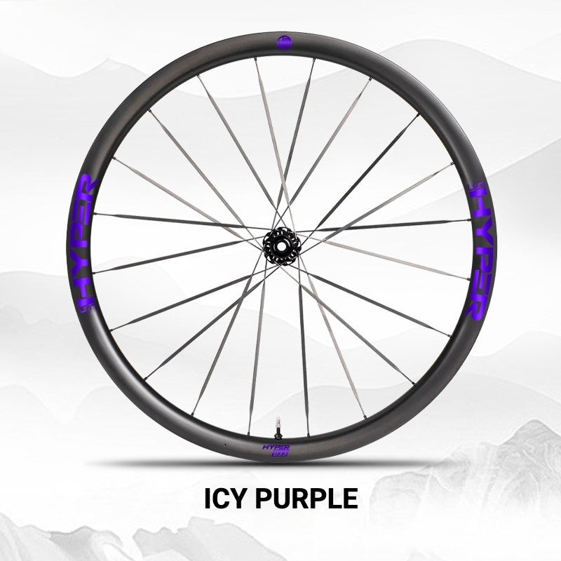 Infinity Logo Decals for Lún HYPER 3 D33 Gen 3 Wheelset | Waterproof Rim Overlay Stickers（Complete Decal Set for Two Wheels + Spare Decals Included）