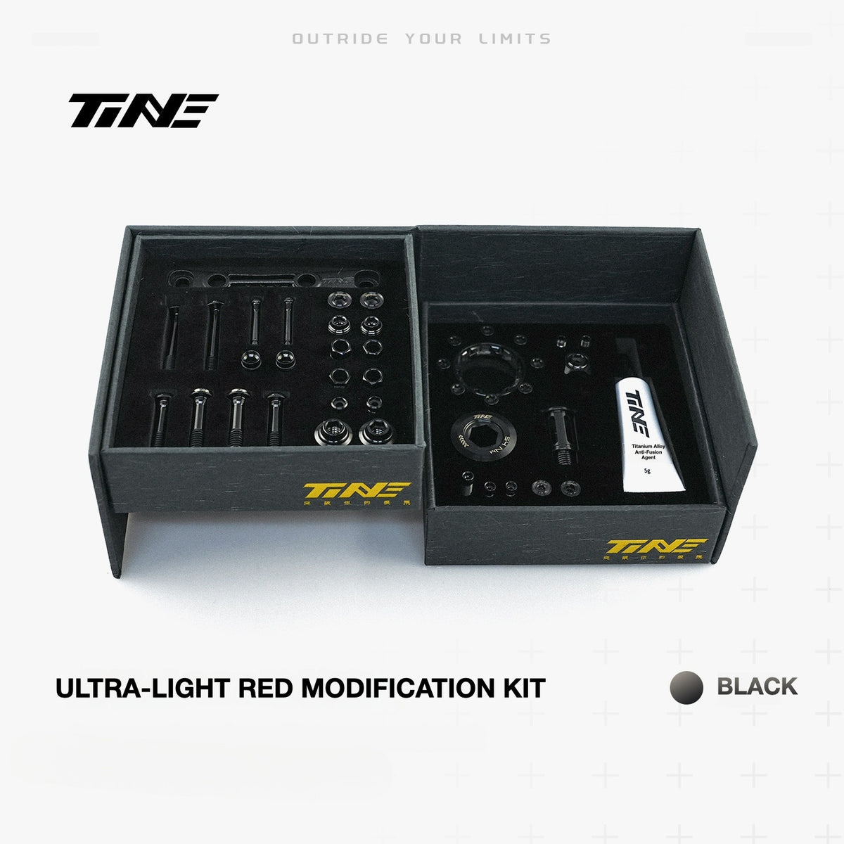 TiNE Titanium Bolt Kit for SRAM RED AXS Groupset | Complete Bike Hardware Upgrade | Save 61.3g
