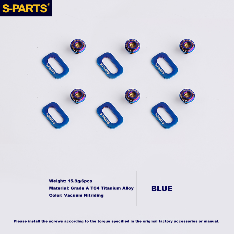 S-PARTS LOOK KEO GRIP 로드 바이크 클릿용 티타늄 스크루 세트