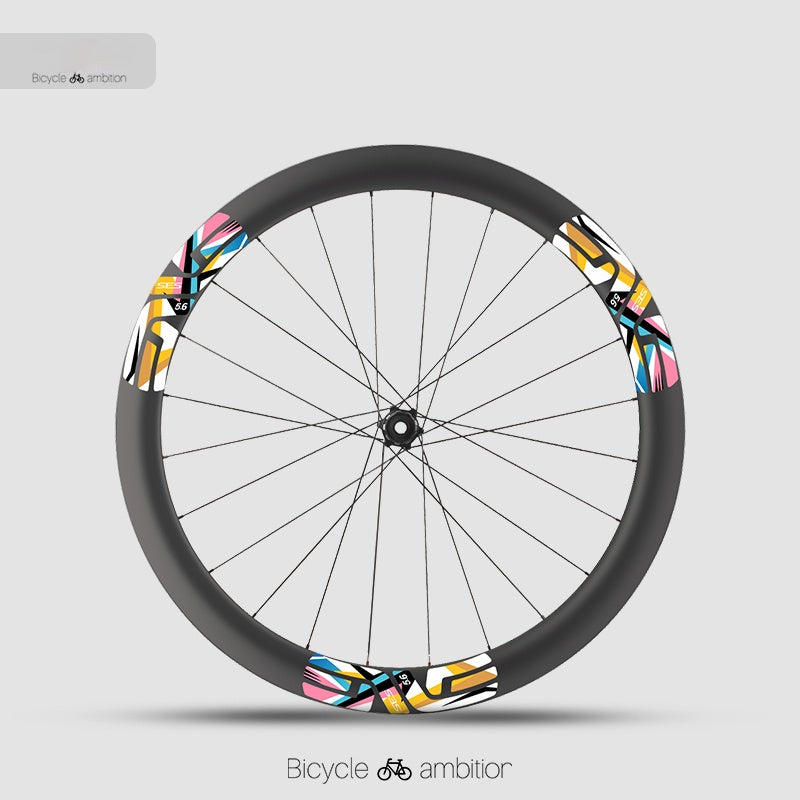 ENVE SES 4.5 Rainbow & World Championship Jeu d'autocollants pour roues | Autocollants avant 4.5 & arrière 5.6 | Pour jantes personnalisées style Pogacar
