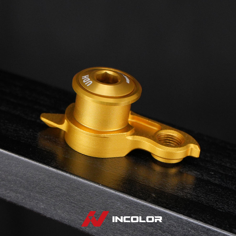 Patte de dérailleur légère UDH INCOLOR pour Trek Madone Gen 8, Quicker One et Specialized S-Works Tarmac SL9 | Aluminium 7075-T6