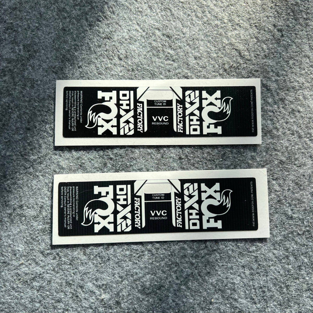 Custom Decal Kit for FOX DHX2 Rear Shock | MTB DH Rear Suspension Stickers | Downhill / Enduro