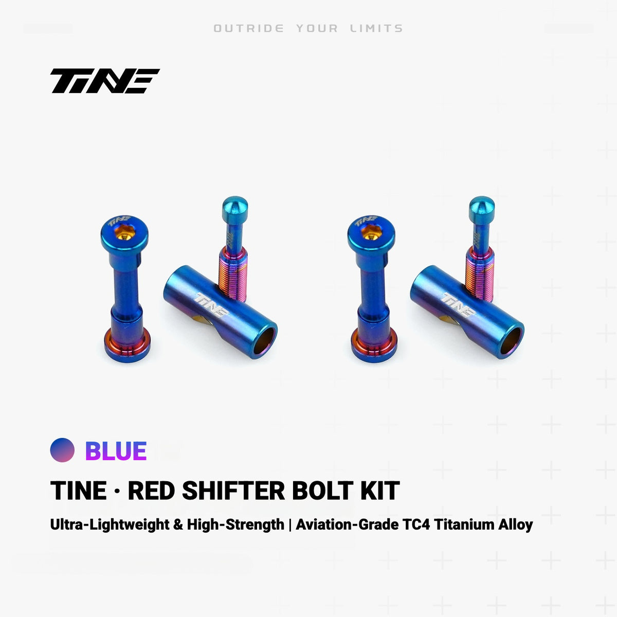 TiNE Titanium Bolt Kit for SRAM RED Shift/Brake Levers | Ultralight Shifter Screw Set 11.4g