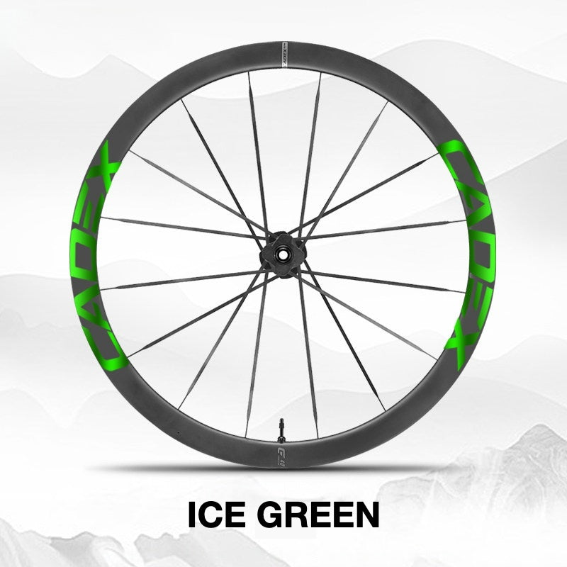 Cadex 42 Disc Wheel Decal Sticker Kit – Premium Logo Cover & Color Change