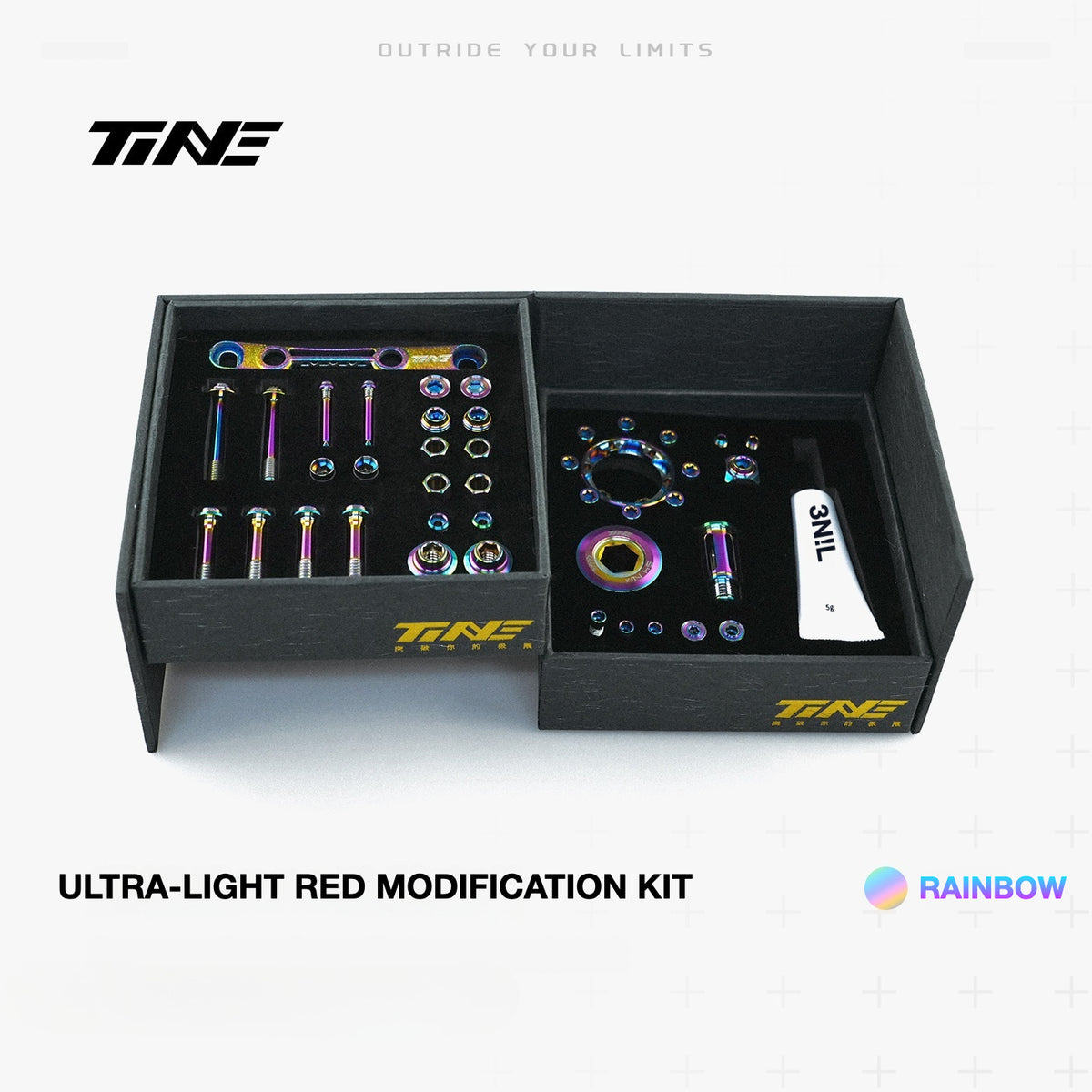 TiNE Titanium Bolt Kit for SRAM RED AXS Groupset | Complete Bike Hardware Upgrade | Save 61.3g
