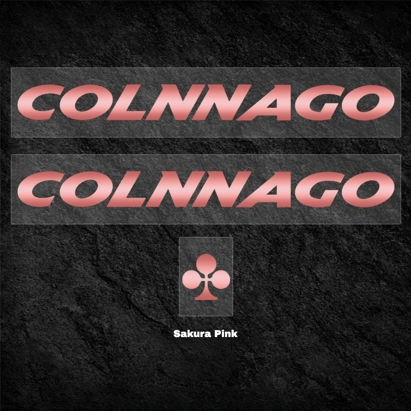 Colnago V3 Frame Logo Decals | Custom Waterproof OEM Overlay Stickers