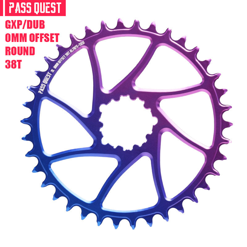 PASS QUEST GXP / DUB 3-Bolt Direct Mount Narrow-Wide MTB Chainring | 0mm Offset 30T–42T