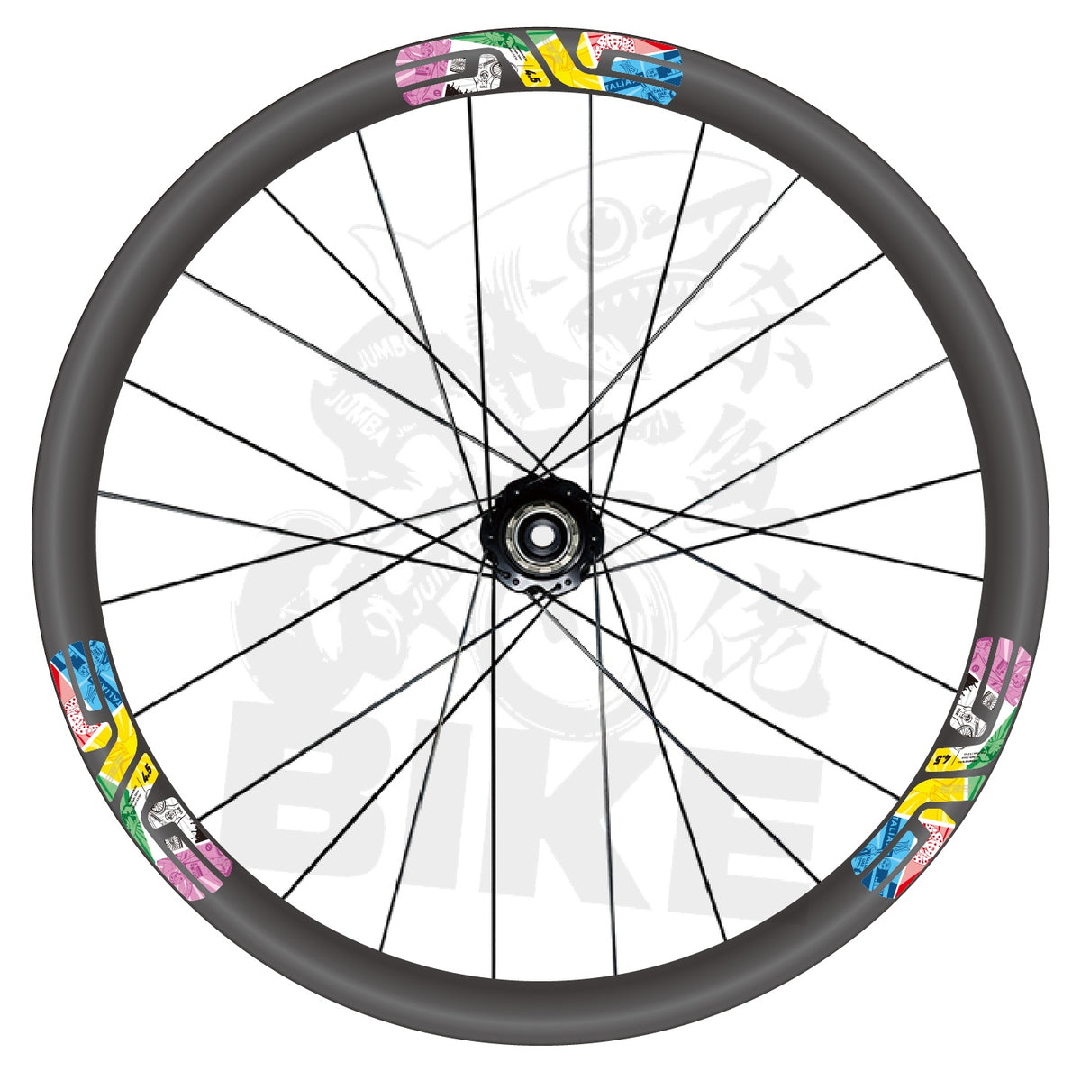 2026 ENVE SES 4.5 Pogačar European Champion-Inspired Wheel Decals | Custom Rim Stickers