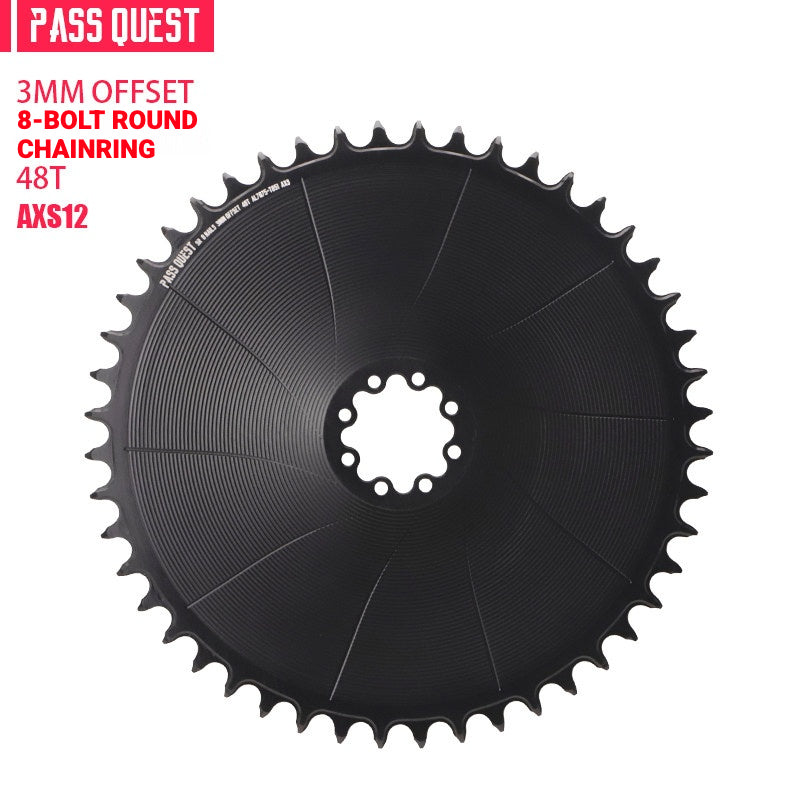 PASS QUEST SRAM AXS 8-Bolt Direct Mount Narrow-Wide Chainring | 3mm Offset 40T–54T