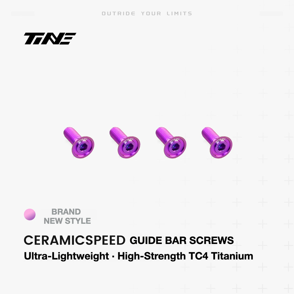 TiNE Titanium Guide Pulley Screws – CERAMICSPEED OSPW Compatible
