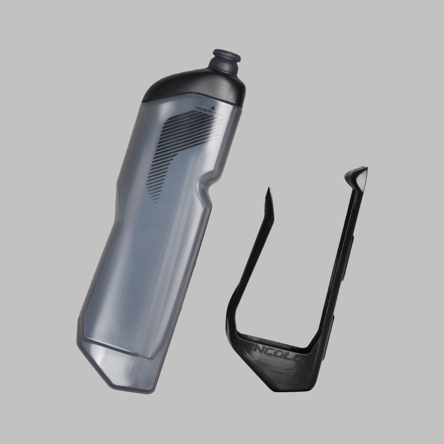 INCOLOR Aero Cycling Bottle & Carbon Cage｜Aero Water Bottle｜Save Up to 8W｜600ml / 620ml｜Bottle + Cage Set Options