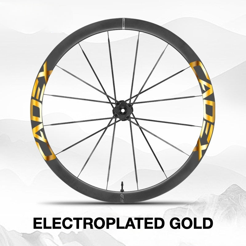 Cadex 42 Disc Wheel Decal Sticker Kit – Premium Logo Cover & Color Change