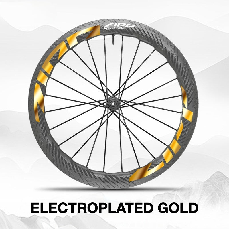 2025 ZIPP 404 Wheel Decal Sticker Kit – Waterproof Carbon Rim Logo Graphics