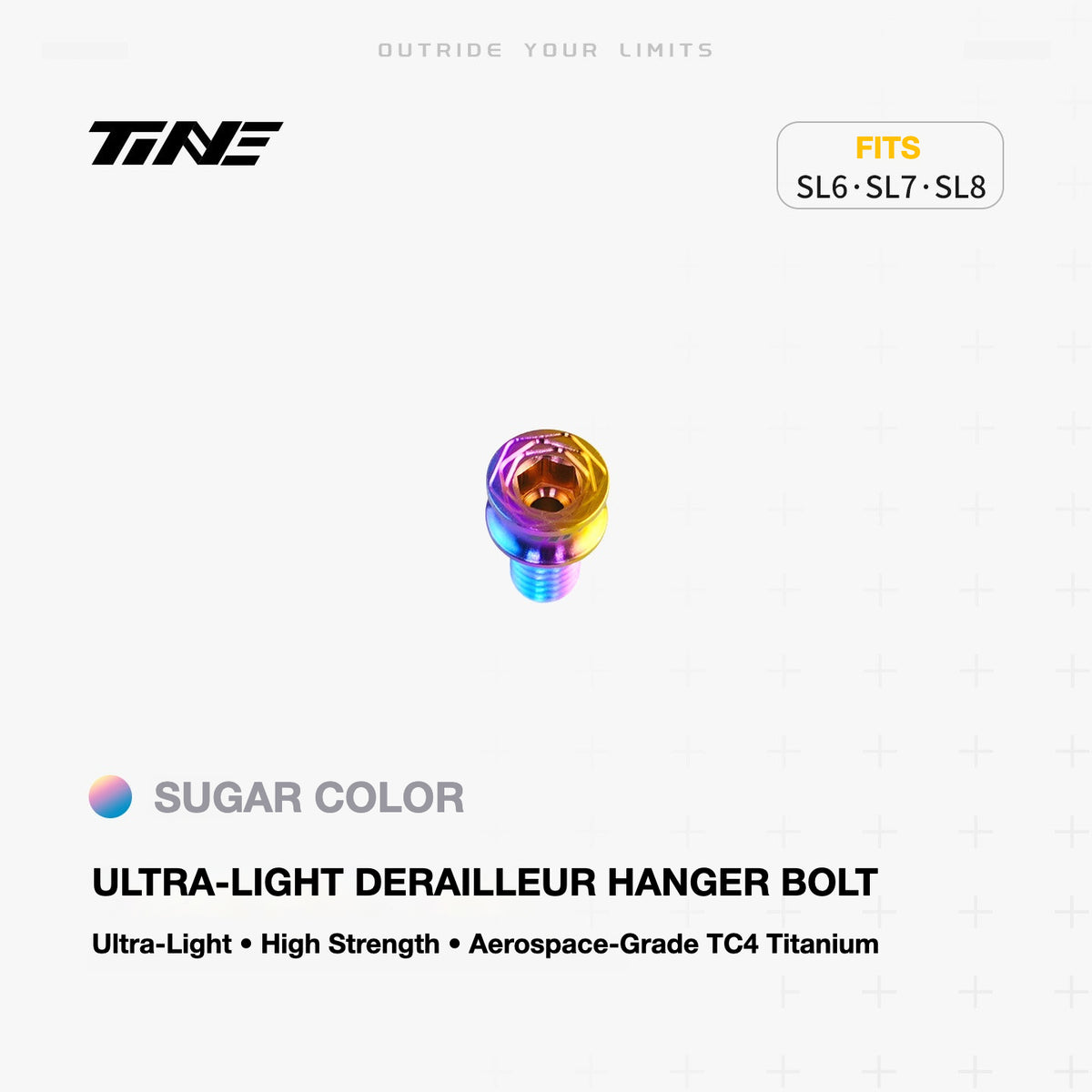 TiNE Ultra-Light Titanium Rear Derailleur Hanger Bolts – Specialized Tarmac SL6 / SL7 / SL8 / SL9