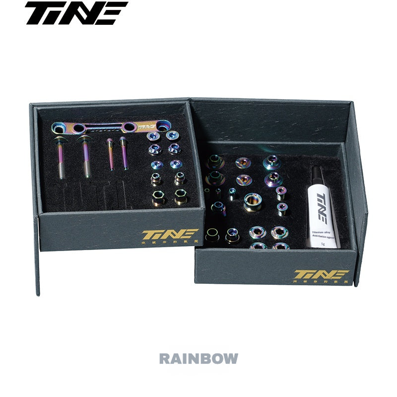 TiNE ультралегкий титановый комплект болтов для Shimano Dura-Ace 9270 / Ultegra 8170 / 105 7170 – несколько цветов