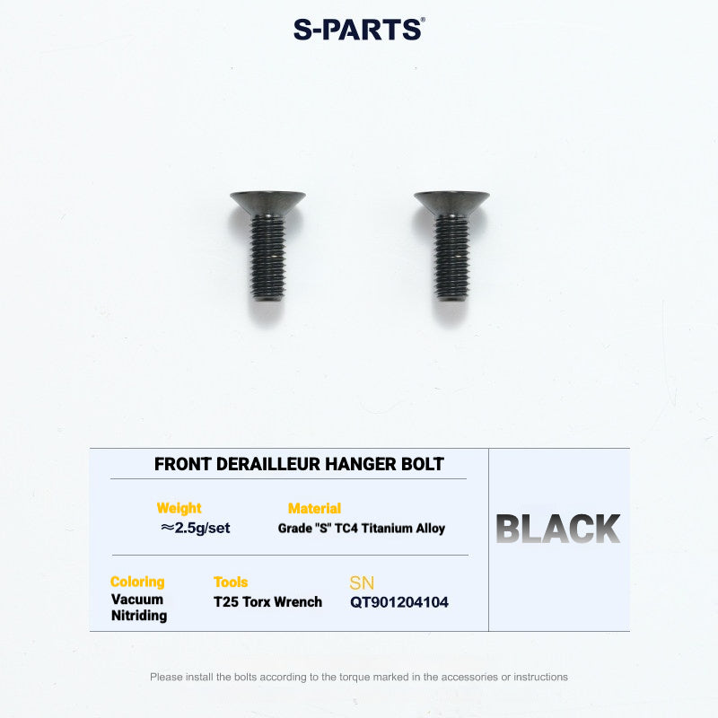 S-PARTS TC4 Titanium Bolt Kit for Colnago Y1RS | Frame & Cockpit Screw Upgrade