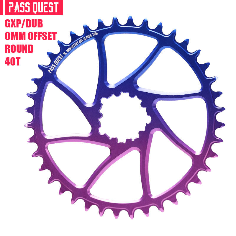 PASS QUEST GXP / DUB 3-Bolt Direct Mount Narrow-Wide MTB Chainring | 0mm Offset 30T–42T