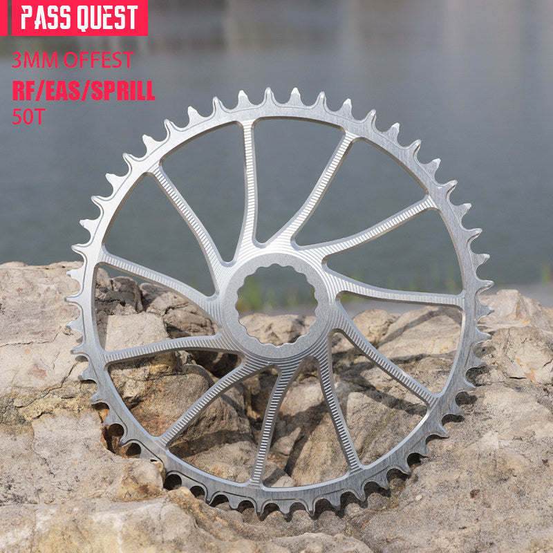 PASS QUEST 3mm Offset Direct Mount Narrow-Wide Chainring for Race Face / Easton | 40T–54T