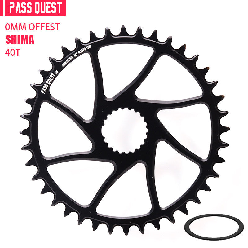 PASS QUEST Shimano Direct-Mount Narrow-Wide Chainring | M6100 M7100 M8100 M9100 | 0mm Offset
