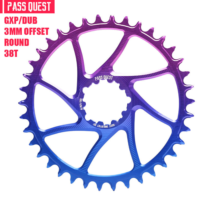 PASS QUEST SRAM GXP / DUB 3-Bolt Direct Mount Narrow-Wide Chainring | 3mm Offset 28T–38T
