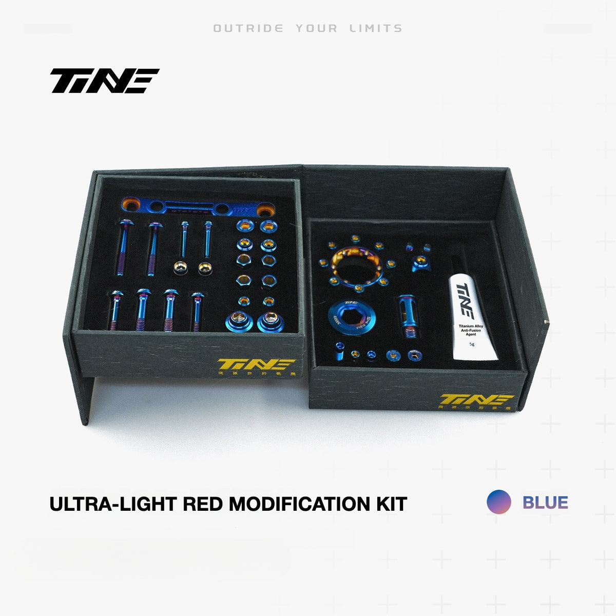 TiNE Titanium Bolt Kit for SRAM RED AXS Groupset | Complete Bike Hardware Upgrade | Save 61.3g