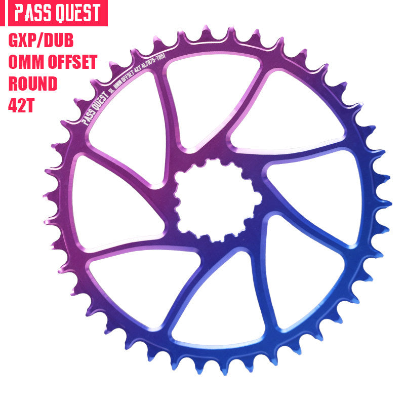 PASS QUEST GXP / DUB 3-Bolt Direct Mount Narrow-Wide MTB Chainring | 0mm Offset 30T–42T