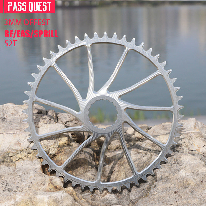 PASS QUEST 3mm Offset Direct Mount Narrow-Wide Chainring for Race Face / Easton | 40T–54T