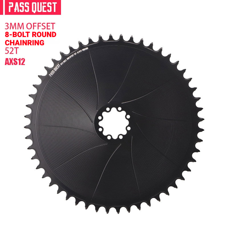 PASS QUEST SRAM AXS 8-Bolt Direct Mount Narrow-Wide Chainring | 3mm Offset 40T–54T