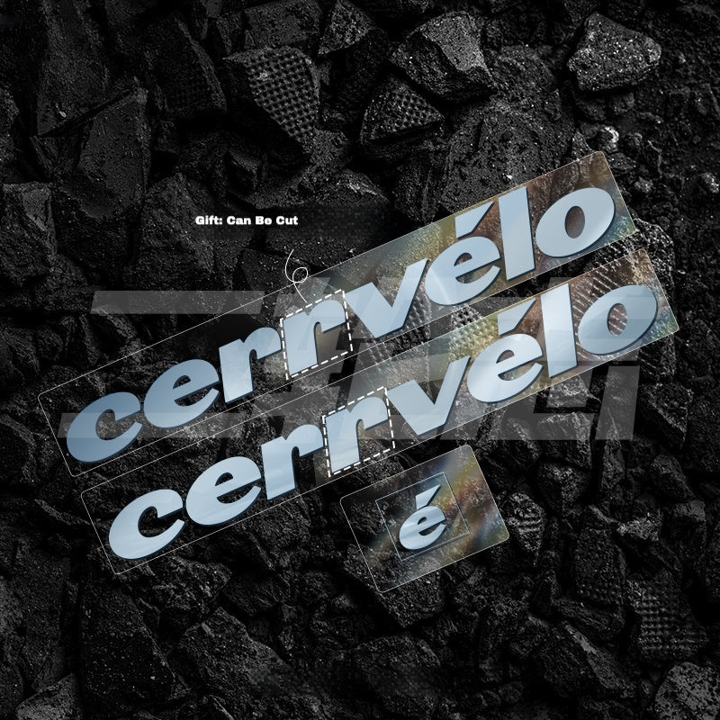 23-25 2026 cervelo S5 Frame Logo Color Decals｜Down Tube & Head Tube Sticker Kit｜48–56