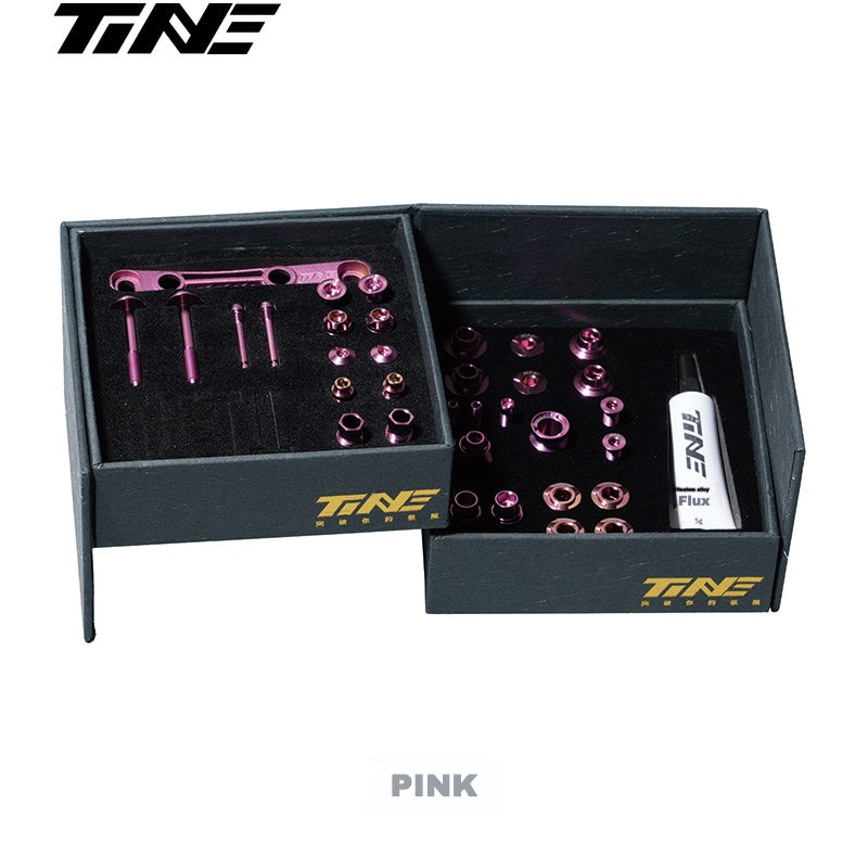 TiNE ультралегкий титановый комплект болтов для Shimano Dura-Ace 9270 / Ultegra 8170 / 105 7170 – несколько цветов