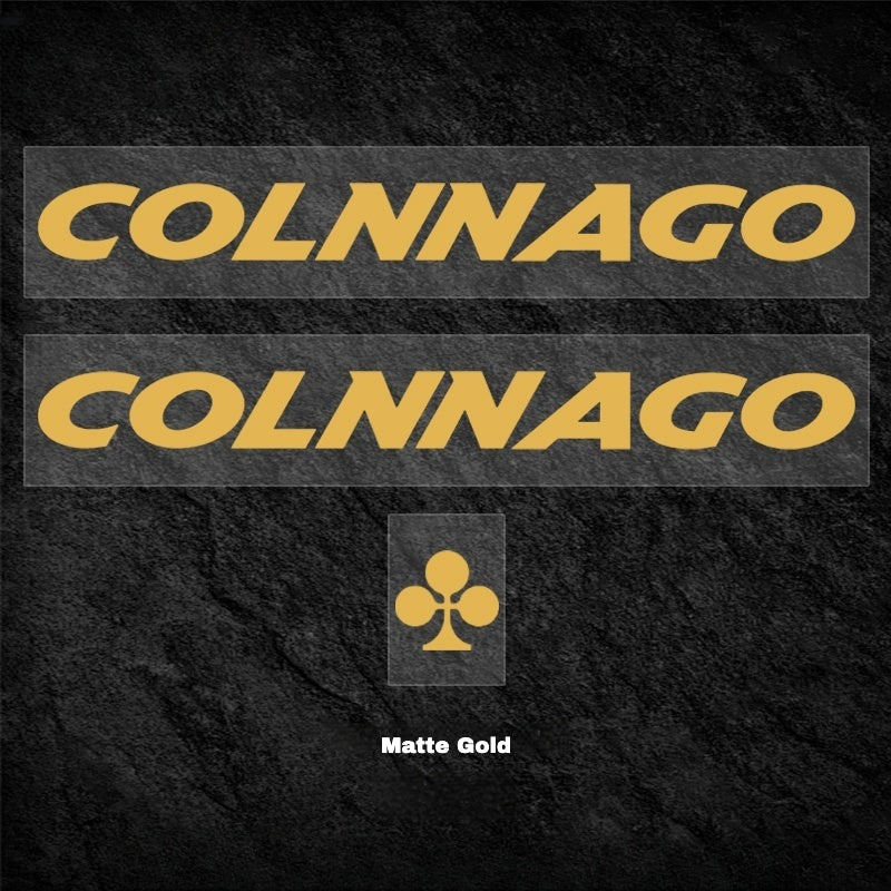 Colnago V3 Frame Logo Decals | Custom Waterproof OEM Overlay Stickers