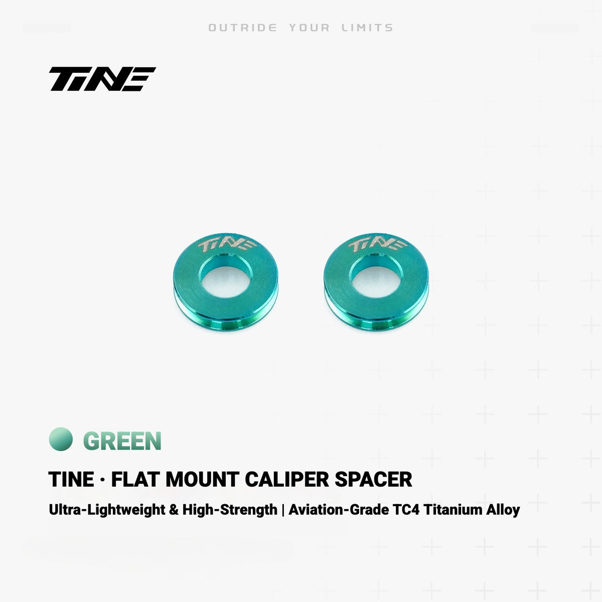 TiNE Ultra-Light Flat Mount Brake Caliper Spacer for Road Bikes