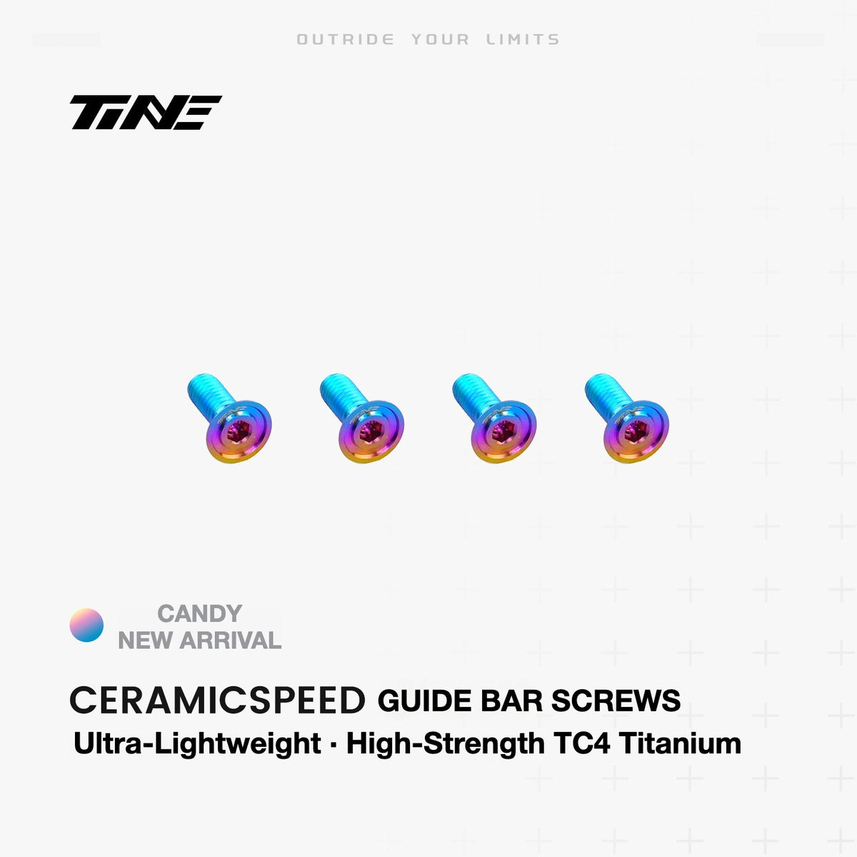 TiNE Titanium Guide Pulley Screws – CERAMICSPEED OSPW Compatible