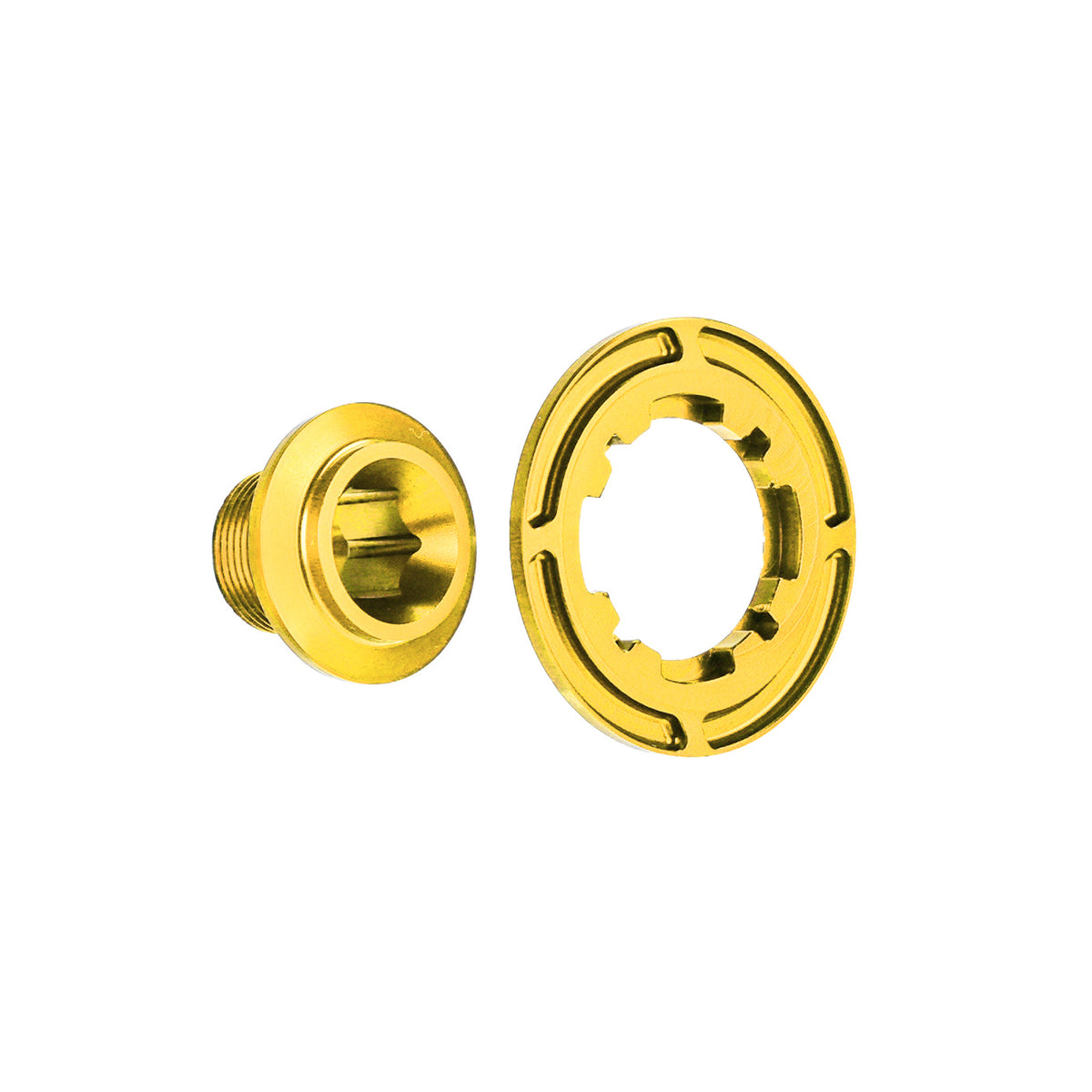 Chaser Ultra-Light Aluminum Crank Bolt Kit for Elilee XXE X310｜Chainring Fixing Bolt & Anti-Loosening Cap Set (with Aerodynamic Dust Cap)