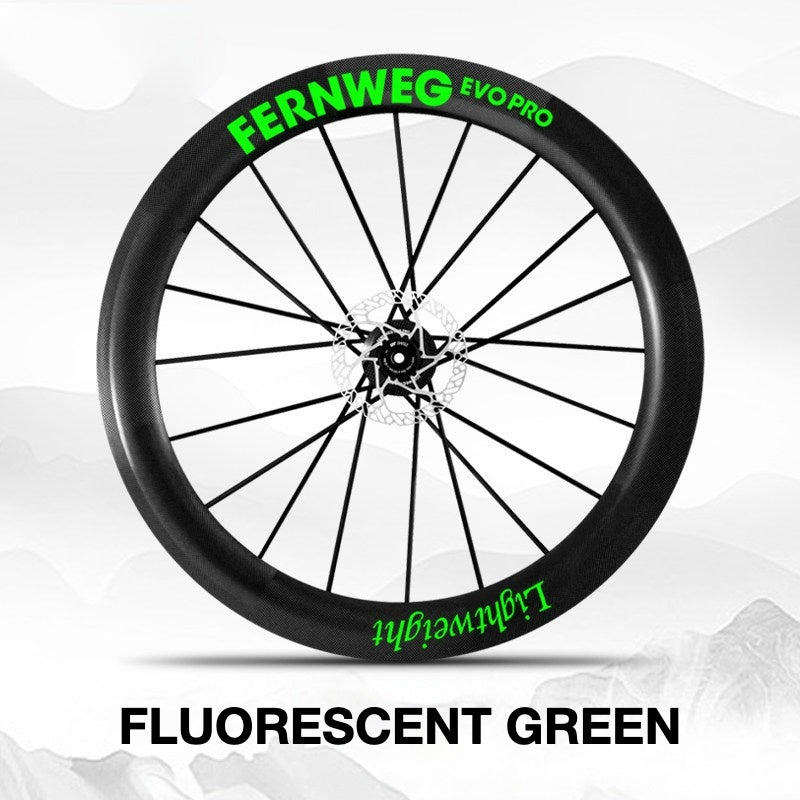 Lightweight Fernweg EVO Pro 85 Wheel Decal Sticker Kit – Logo Cover & Color Change