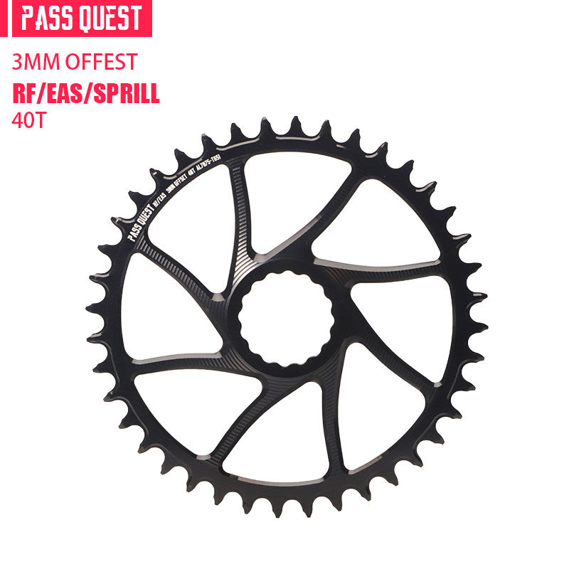PASS QUEST 3mm Offset Direct Mount Narrow-Wide Chainring for Race Face / Easton | 40T–54T
