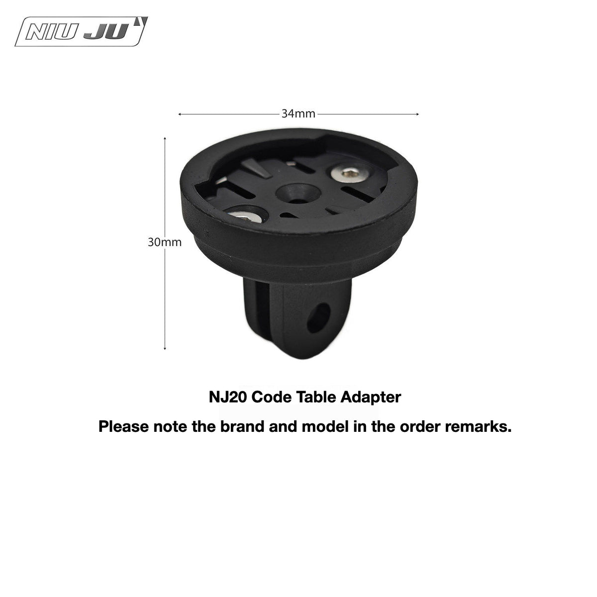 NIUJU Brompton T-Line Computer Mount | Titanium Brompton Garmin GoPro Adapter