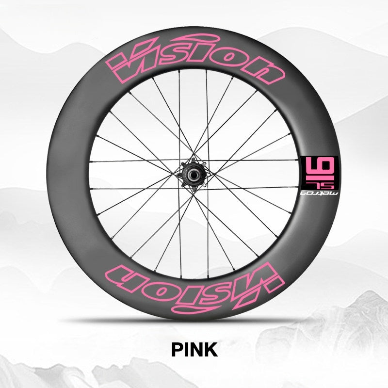 VISION METRON SL91 Single Wheel Decal Kit | Aero Carbon Rim Graphics