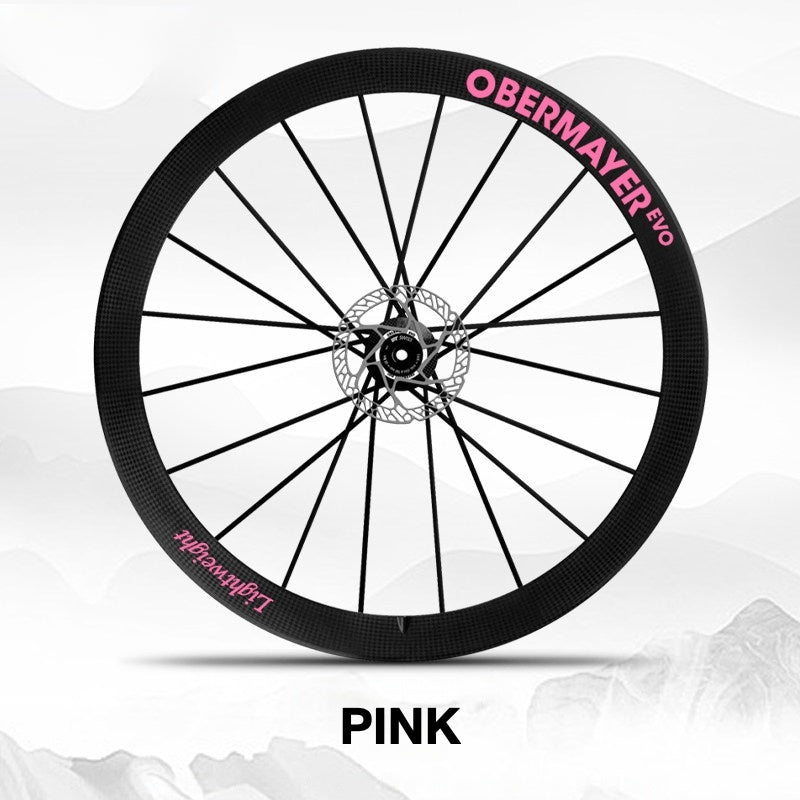 Lightweight Obermayer EVO Wheel Decal Sticker Kit – Logo Cover & Color Change