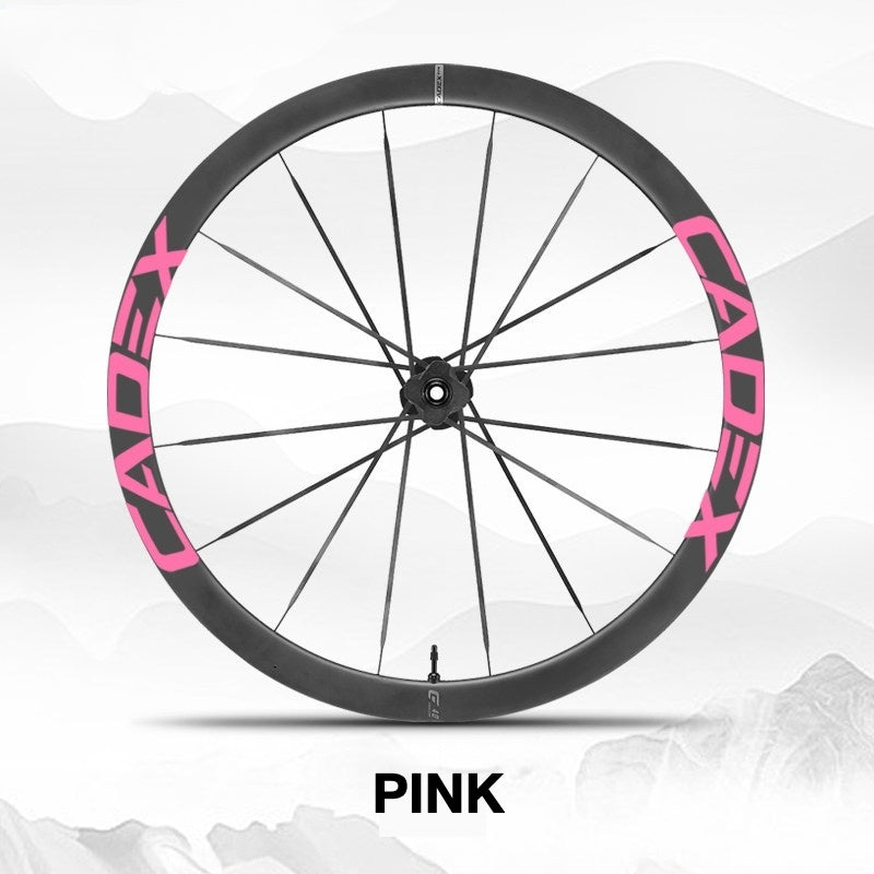 Cadex 42 Disc Wheel Decal Sticker Kit – Premium Logo Cover & Color Change