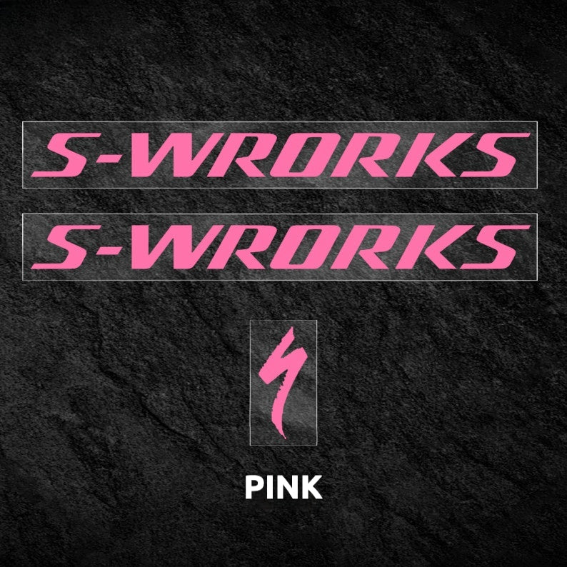 S-Works Prevail 3 헬멧 데칼 스티커 키트 - 스페셜라이즈드 퀵스텝 팀 로고 색상 변경
