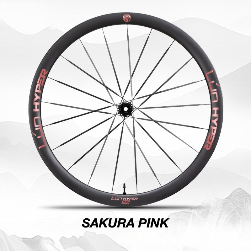 Infinity Logo Decals for Lún HYPER 5 D40 Gen 5 Wheelset | Waterproof Rim Overlay Stickers（Complete Decal Set for Two Wheels + Spare Decals Included）