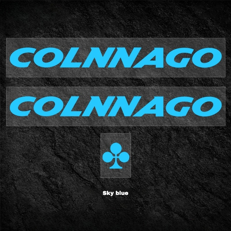 Colnago V3 Frame Logo Decals | Custom Waterproof OEM Overlay Stickers